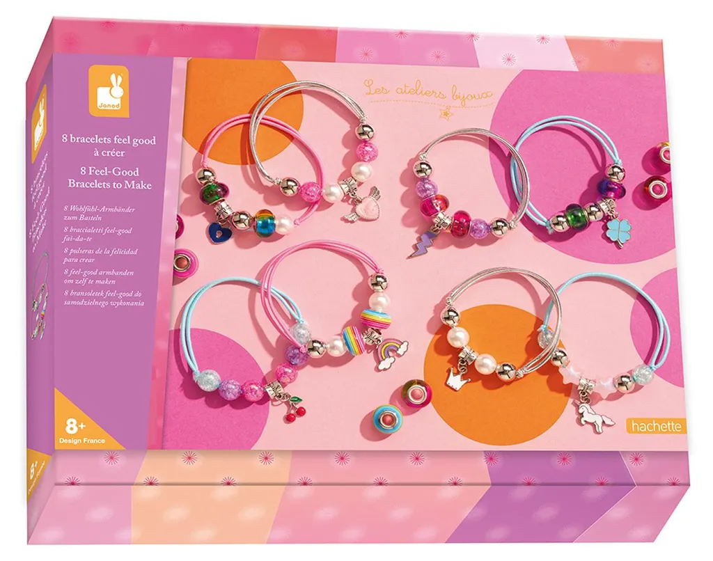 Atelier créatif de bracelets pour enfants : Kit bijoux DIY Feelgood