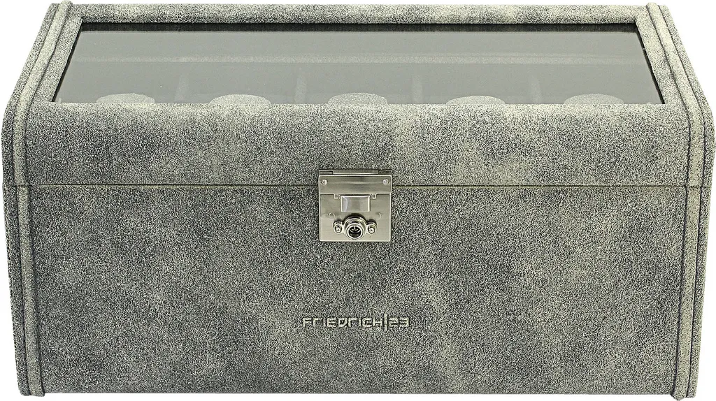 Protéger et Organiser 20 Montres : Valise Cuir Friedrich23 Cubano Grise