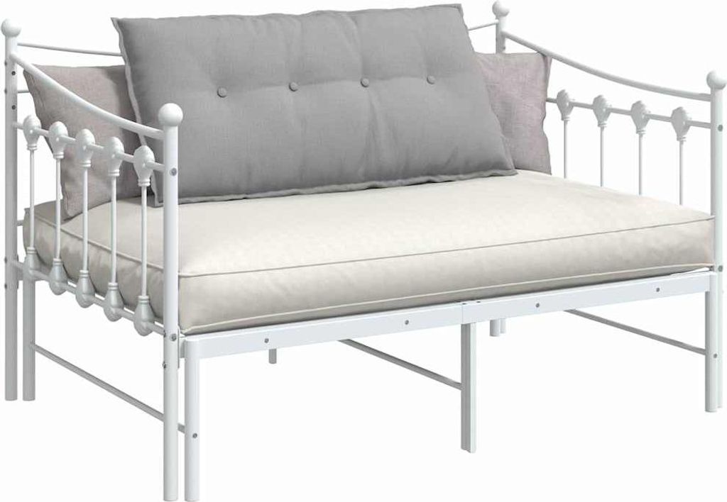 Eleganter Möbel Rückenkissen Wolkengrau 100 x 19 x 50cm Stoff - Dekokissen CJG854473 - Dekokissen
