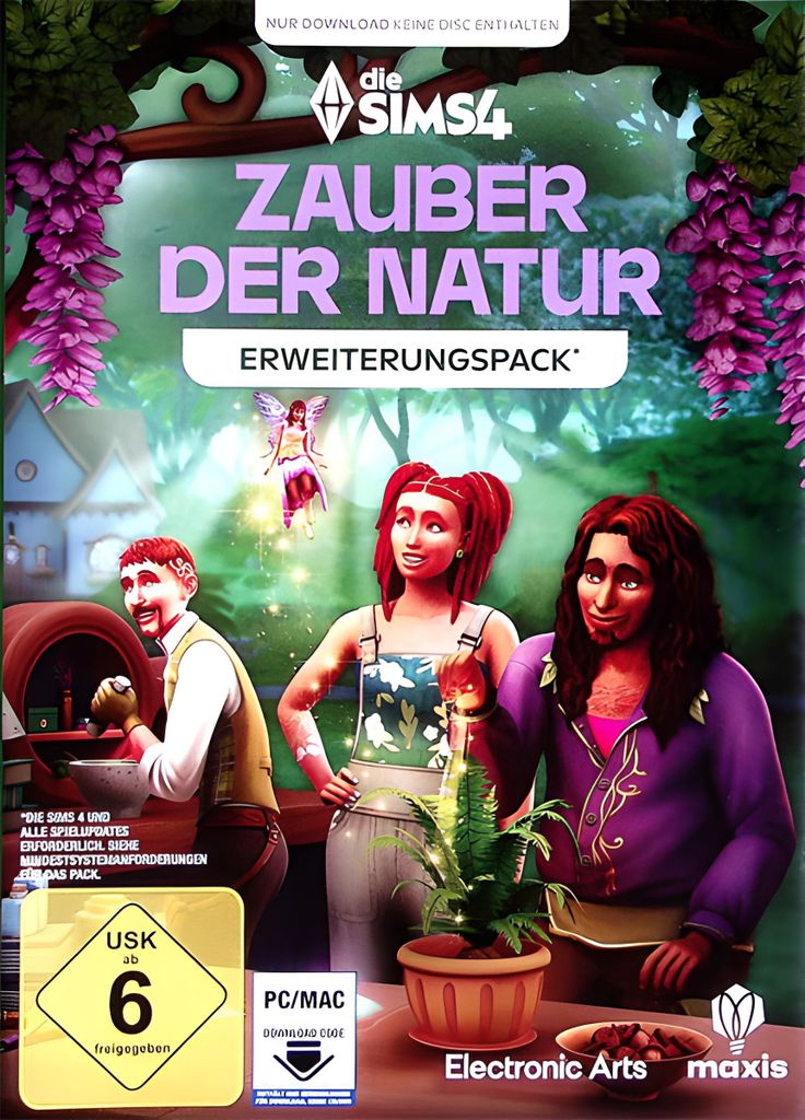 Sims 4  PC  Addon  Enchanted by Nature  Zauber der Natur  Produktbild 