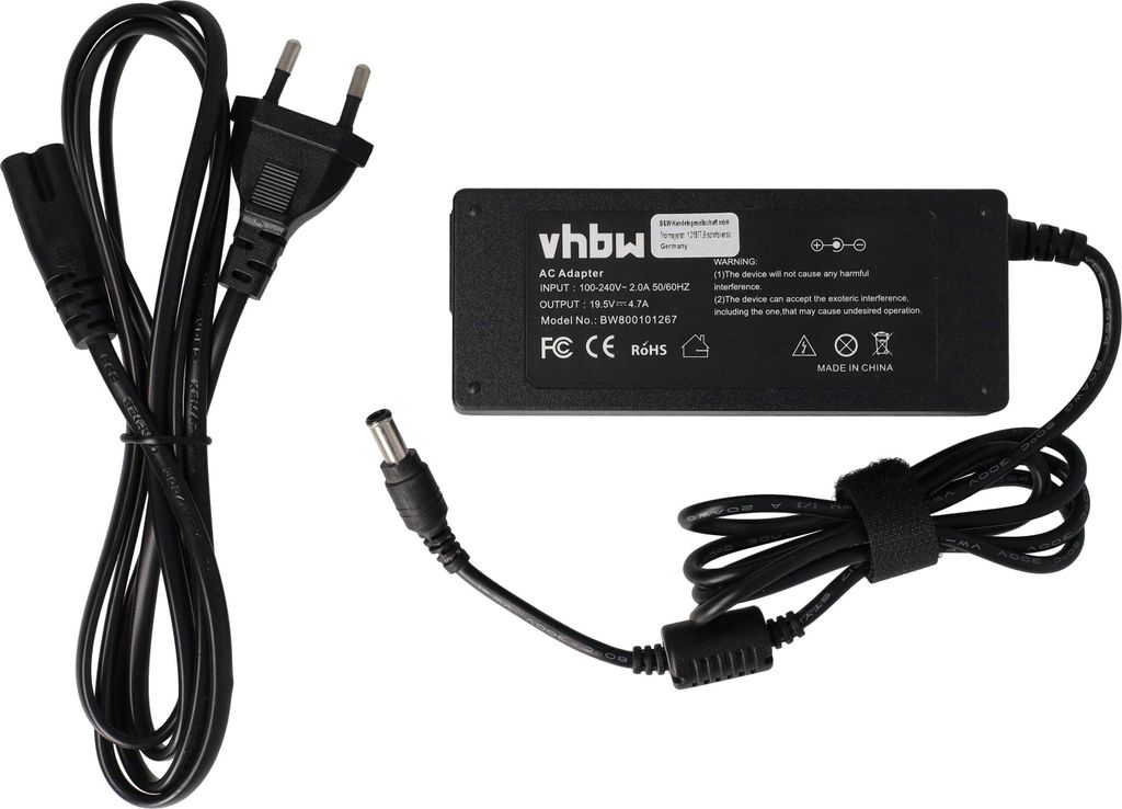 vhbw Netzteil kompatibel mit Sony Vaio PCG-808, PCG-812, Produktbild 