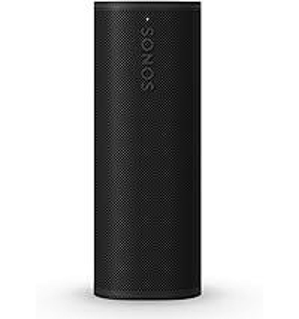 Sonos Roam 2 Extrem kompakter, mobiler WLAN Speaker - Wasserdicht - 10 Stunden Akkulaufzeit - Schwarz