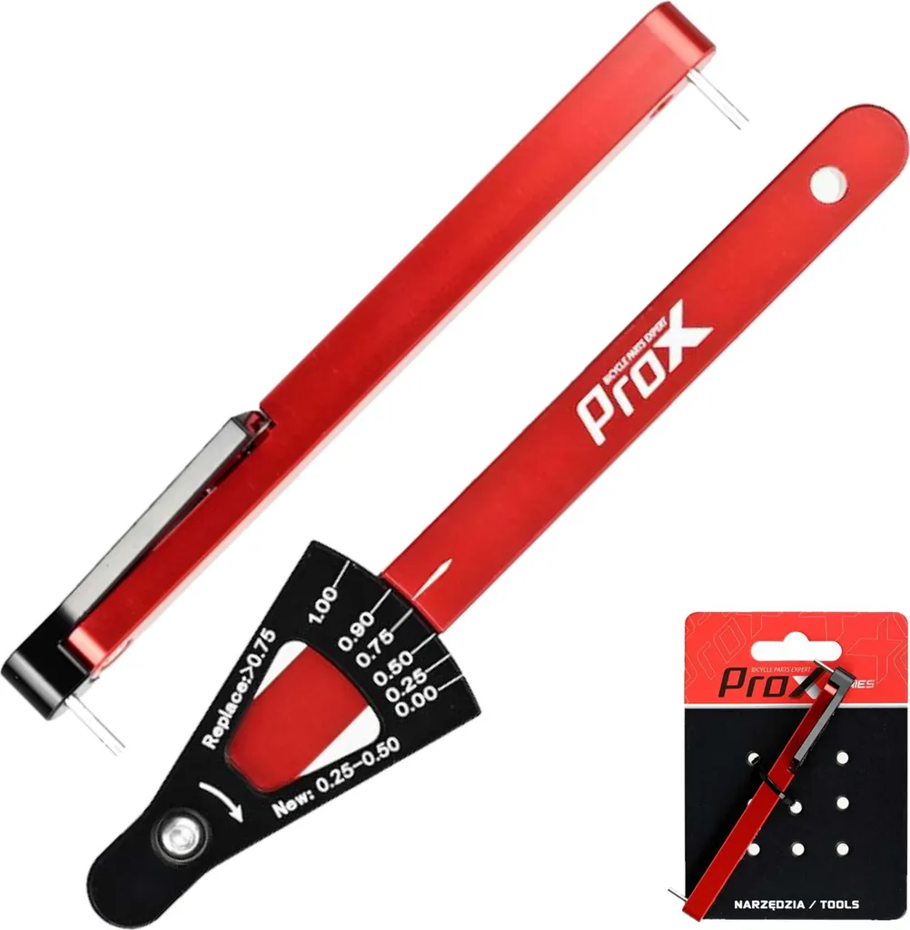 ProX Jauge d'usure de chaîne de vélo - Outil de mesure haute précision