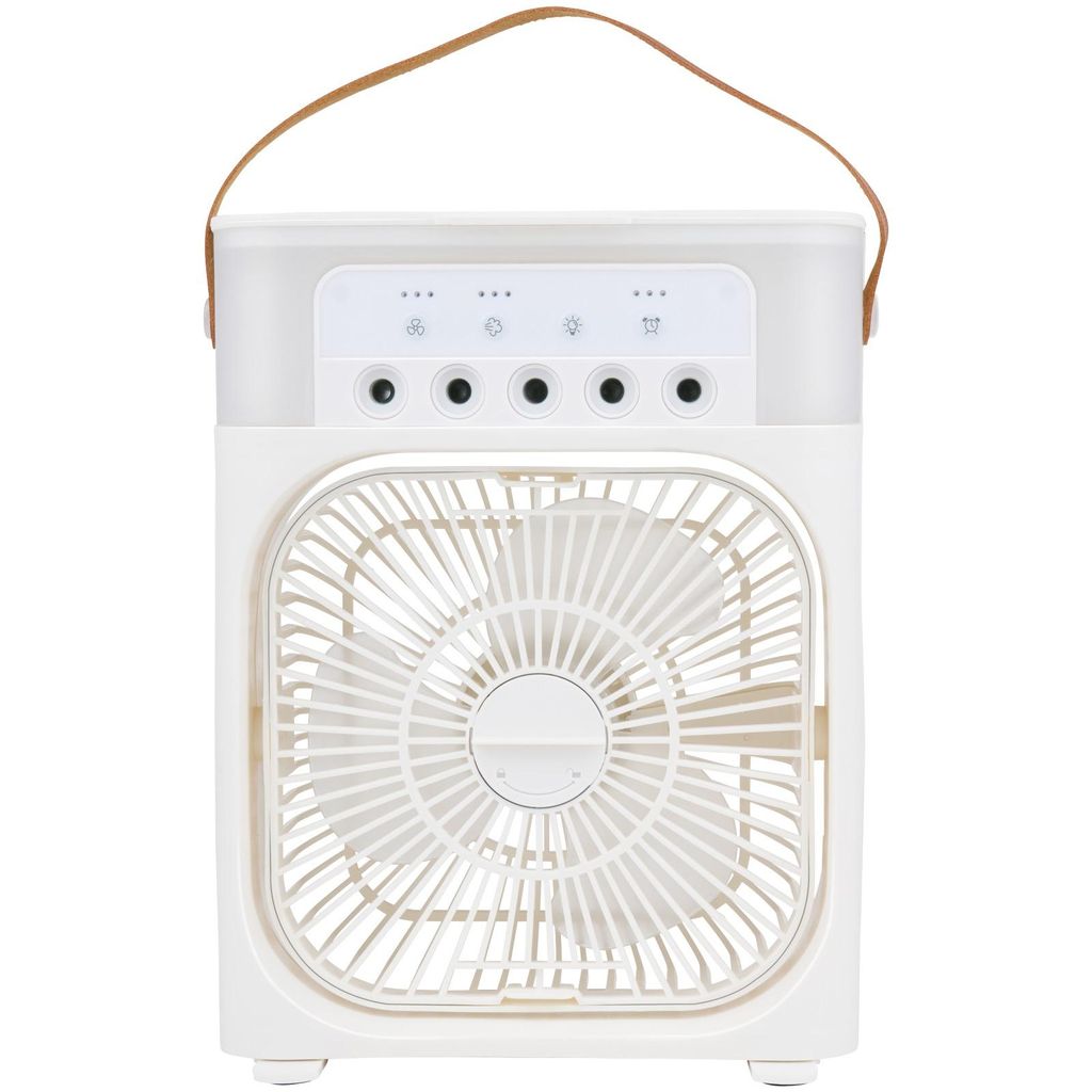 Tischventilator mit Sprühnebel LED 7 Farben USB-C und Timer Produktbild 