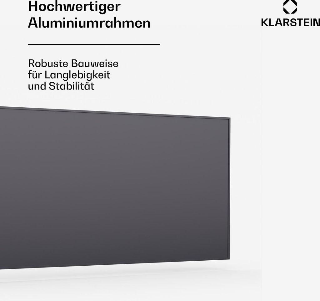 Klarstein Infrarotheizung 770W – Wandmontage, Smart WiFi Steuerung, Thermostat, IP24 Wasserdicht, IR ComfortHeat, 95% , Überhitzungsschutz, für...
