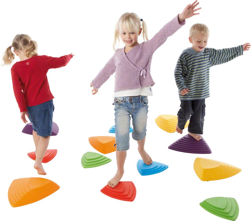 Fluss-Steine-Set für Kinder, Balance Spiel, Balancierspiel, Produktbild 