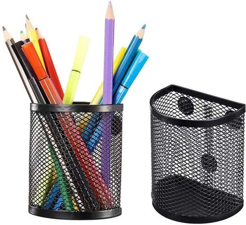 Boîte magnétique en métal noir robuste avec fixation aimantée XXL