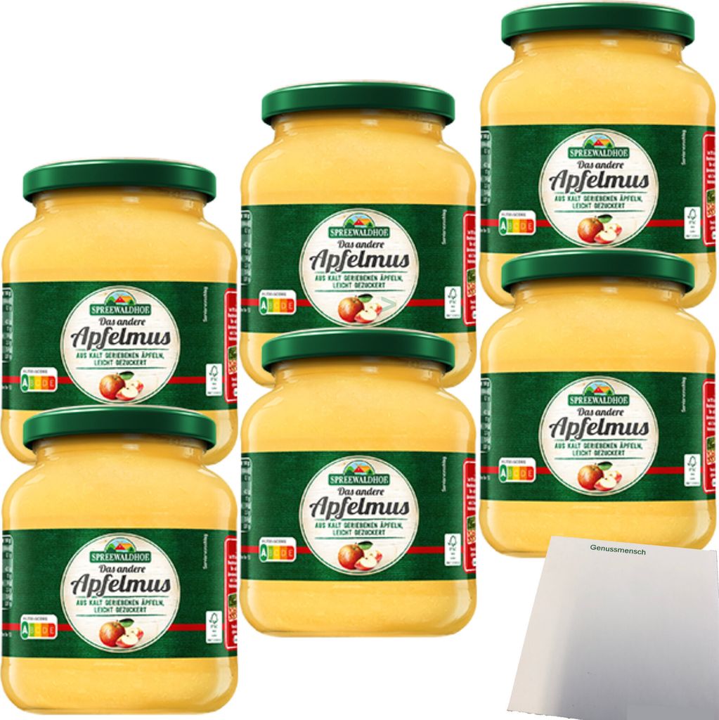 Spreewaldhof Das andere Apfelmus 6er Pack (6x350g Glas) + Produktbild 