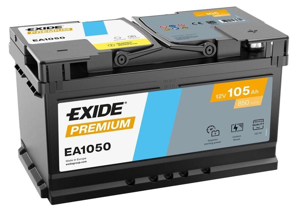 eXIDE Premium CARBON 12V 105Ah 850A 315x175x205 Obrázek produktu 