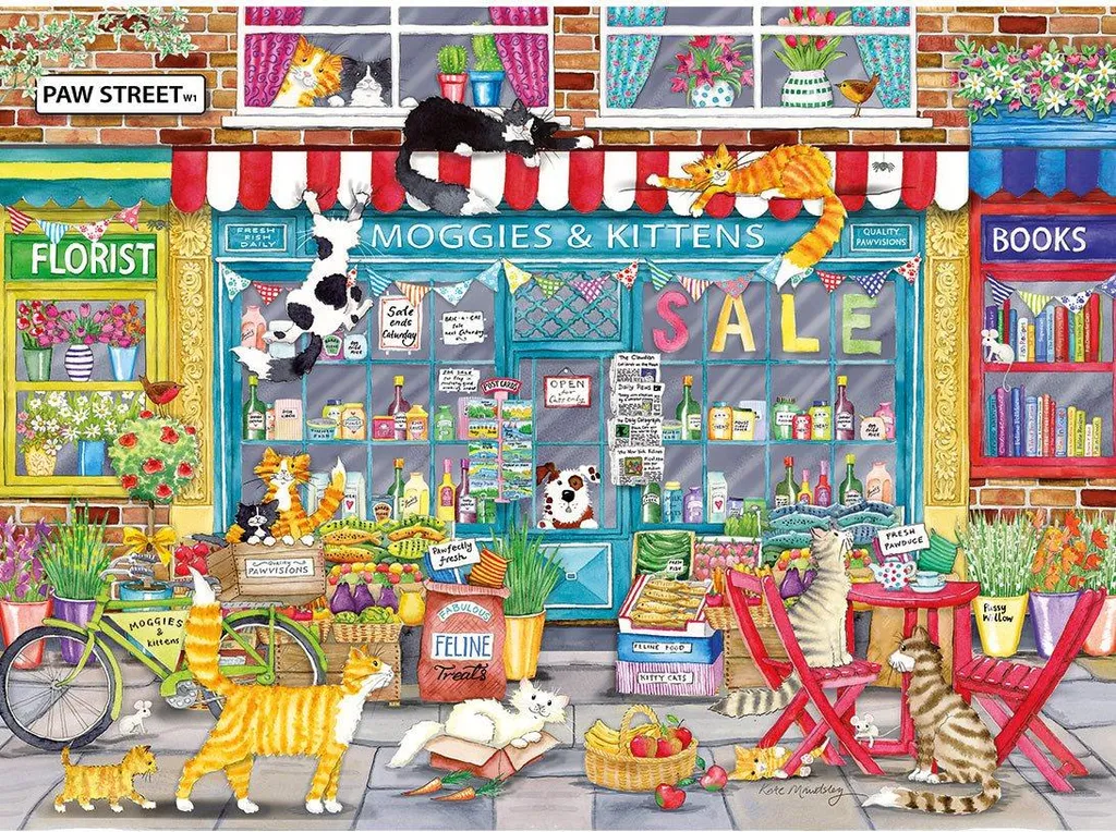 Puzzle Chats et Chatons 1000 Pièces - Pièces Robustes Sans Reflets