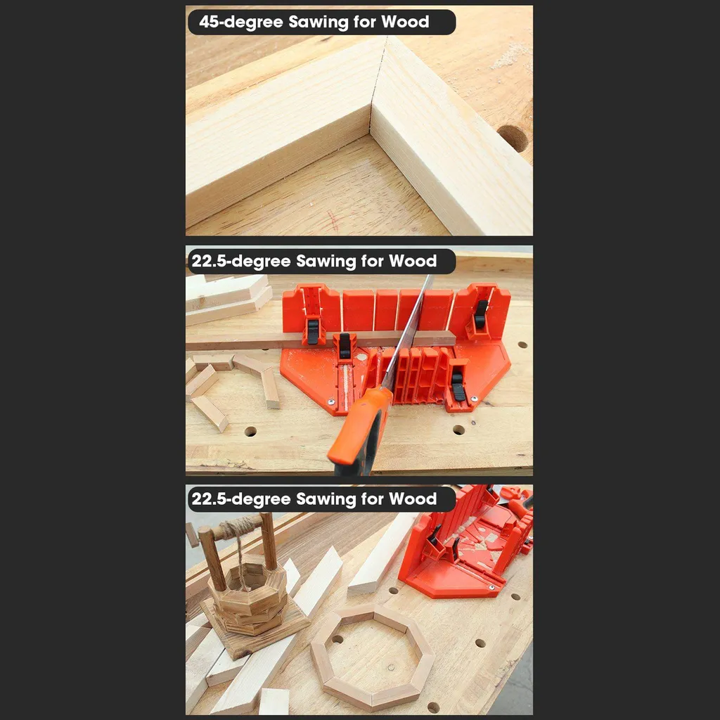 Boîte à onglets avec blocage pour réussir toutes vos coupes d'angles