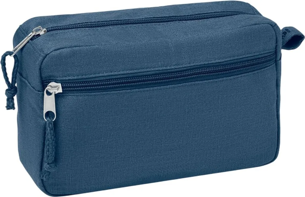 MidOcean Naima Cosmetic Blu: Borsa Cosmetici Canapa Ecosostenibile MO875