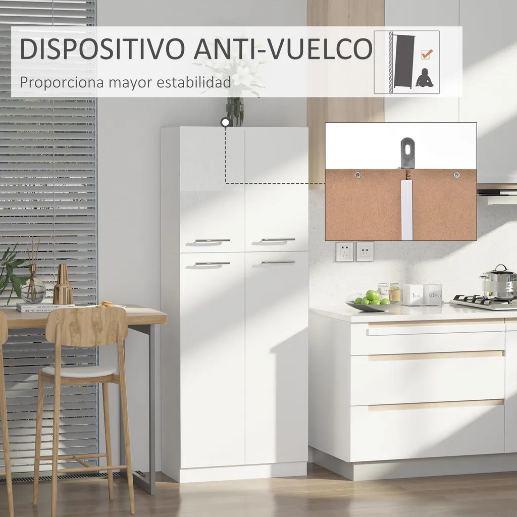 Armoire de rangement modulable blanche pour optimiser vos petits espaces - 3