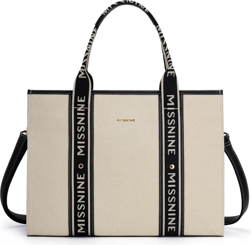 Sac à Main Ordinateur 15,6 Pouces Anti-Choc Toile pour Femme Active
