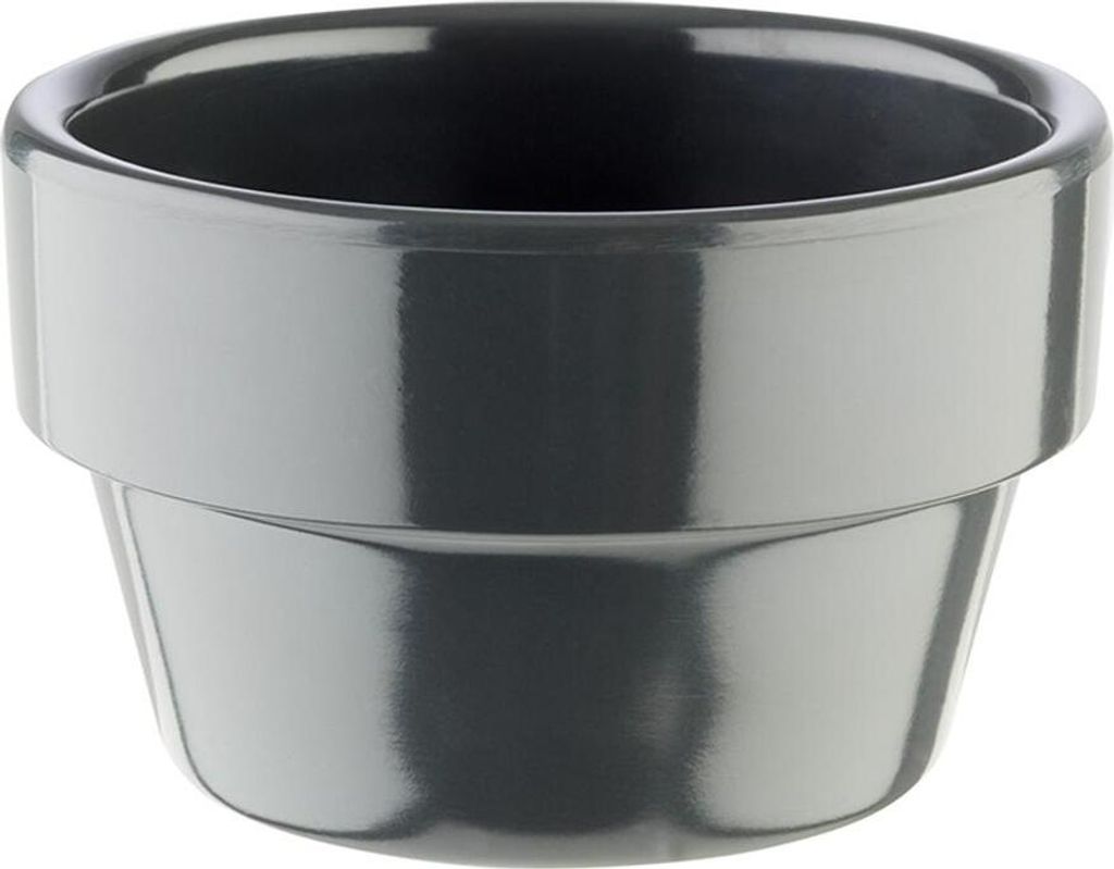 APS Flower Pot Schale, anthrazit, Inhalt: 0,04 Liter, Höhe: 35 mm, ø: 60 mm