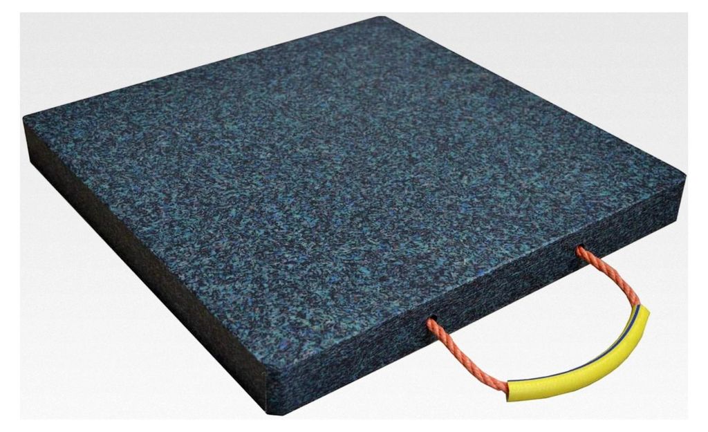 Abstützplatte 600 x 600 x 60 mm 25 t Unterlegplatten Kranplatten Kranabstützplatten