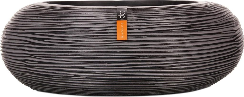 Capi Europe - Schale rund Rib  - Anthrazit - 33x11 Produktbild 