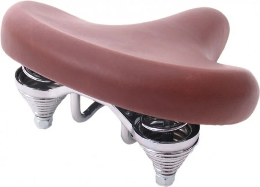 Selle de vélo enfant KGS marron ergonomique contre mal de fesses 20