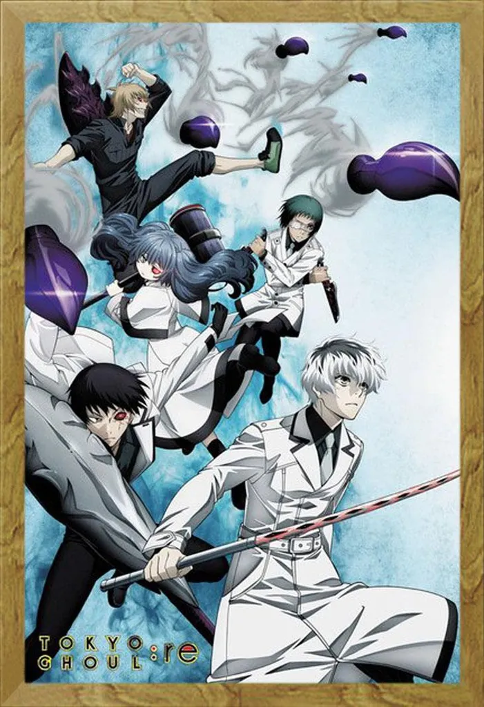 Tokyo Ghoul RE Key Art 2 Poster Maxi con Cornice Shinsuke Rovere