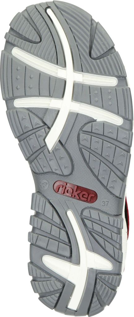 Rieker Trekkingsandalen - Rot Kunstleder Größe: 38 Normal Produktbild
