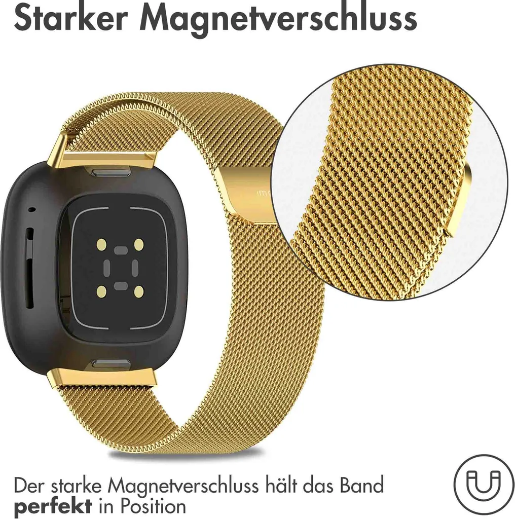 Tobfit 3 Pezzi Cinturino per Fitbit Versa 3/Fitbit Versa 4/ Fitbit Sense/Fitbit