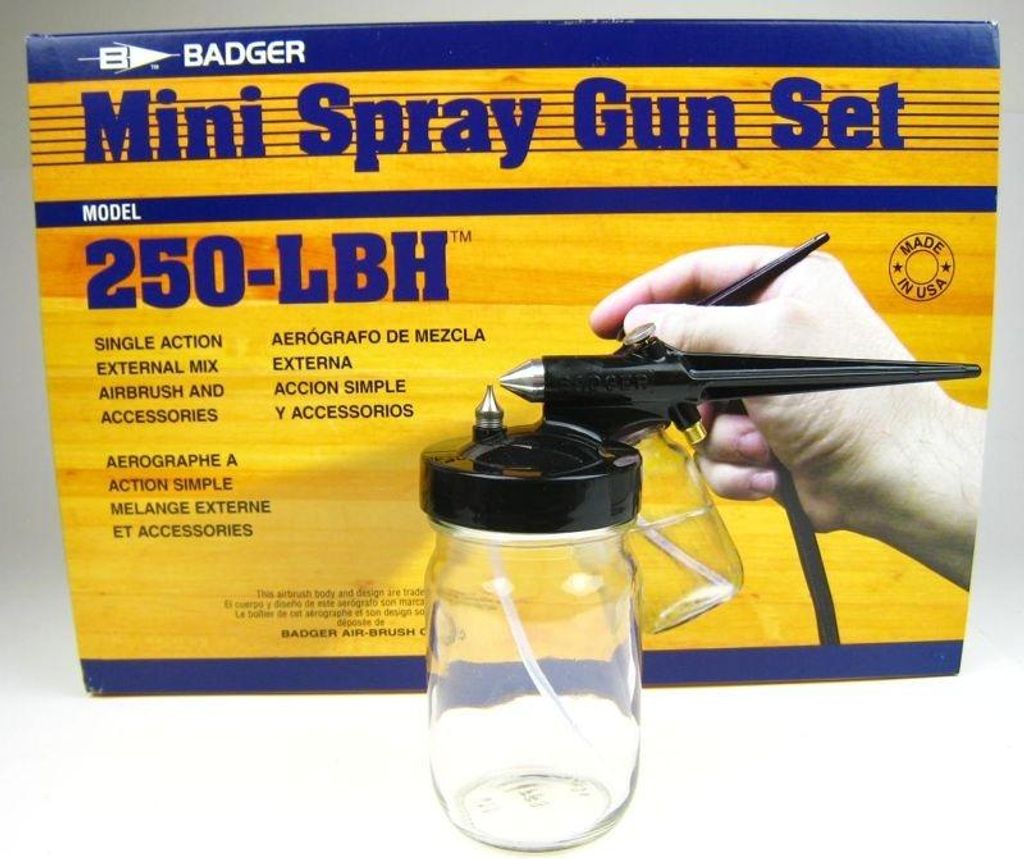 Badger 250-LBH Mini Spray Gun Airbrushpistole Airbrush Pistole Airbrush-City