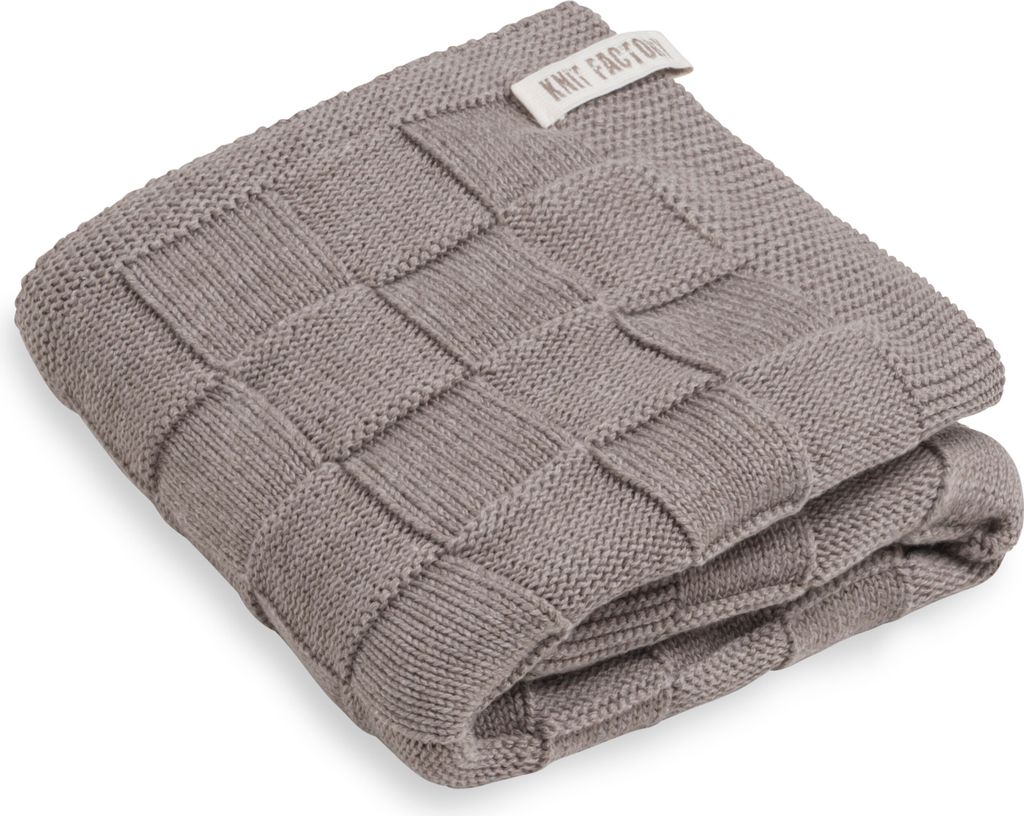 Knit Factory Handtuch Ivy - Taupe - 50x100 cm