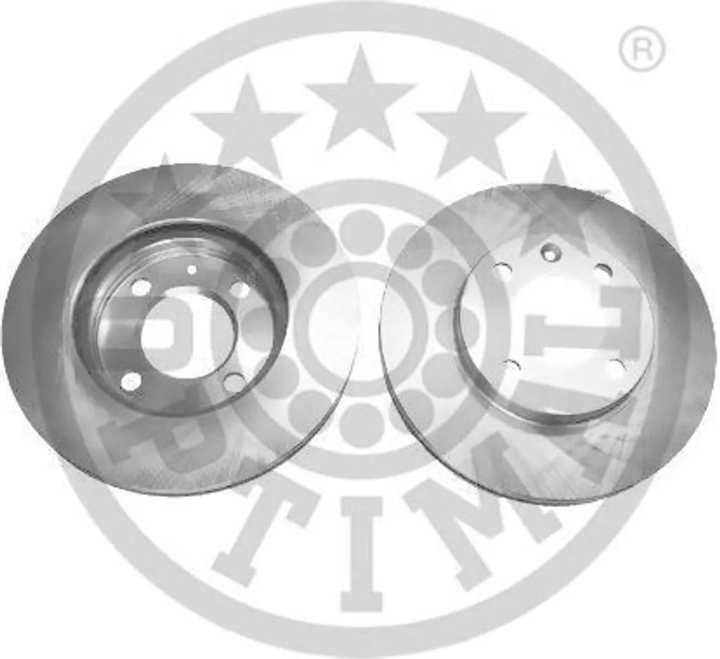 Jeu de Disques de Frein Avant pour VW Golf 2 et 3 - Qualité BS-0840C