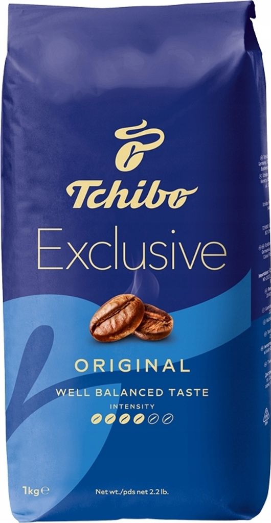 Tchibo Exclusif Kawa ziarnista 1kg Arabika Robusta Image du produit 