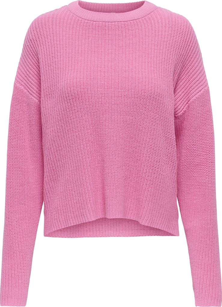 ONLY Feiner Strickpullover Dropped Shoulder Bequem Weiche Größe: XL