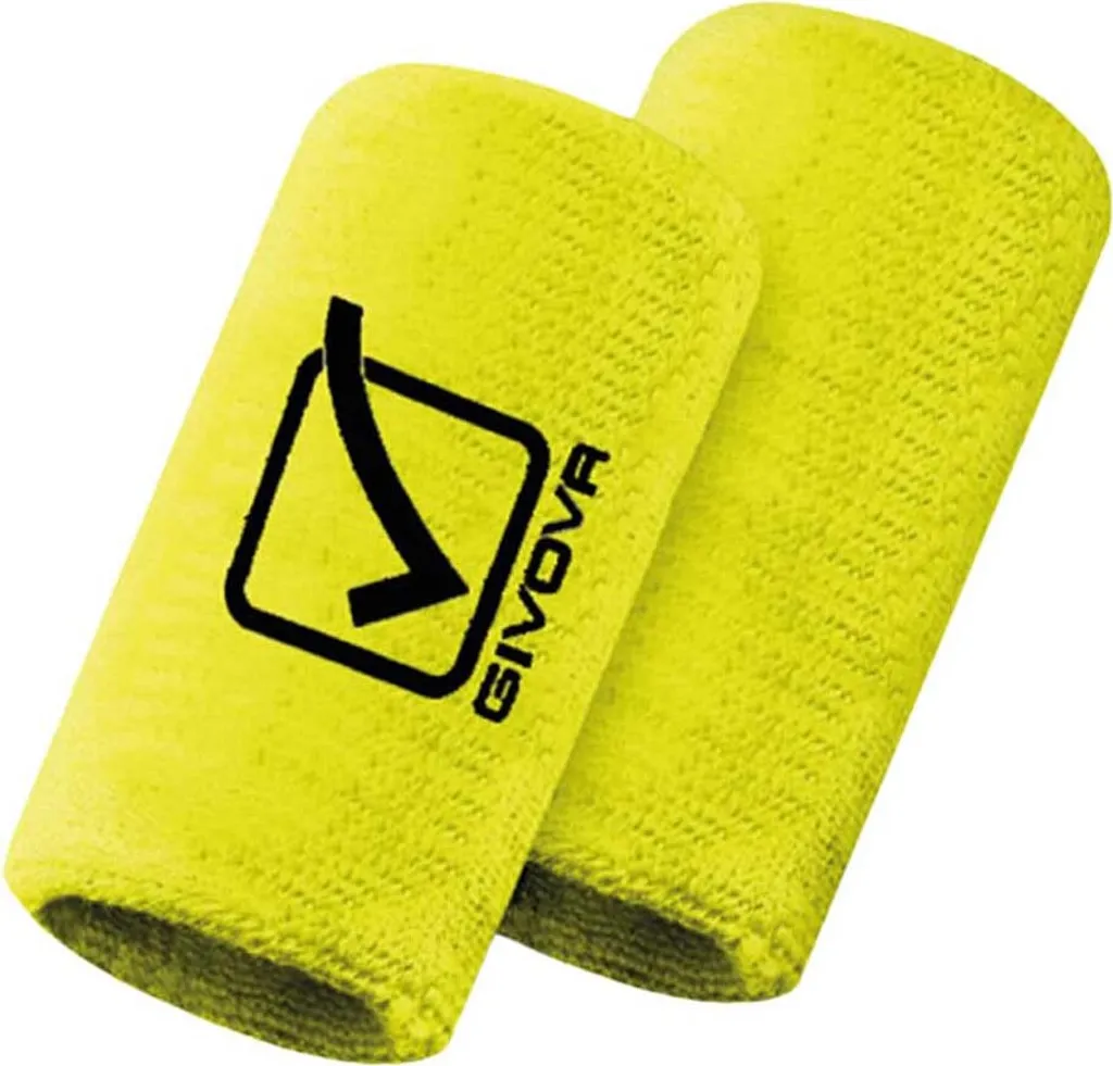 Bandeau Sport Givova Jaune Fluo : Stop à la Transpiration dans les Yeux
