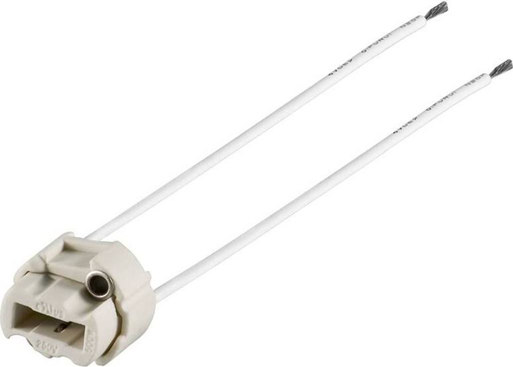 Goobay G9 Lampenfassung mit Zwillingslitze - max. 100 W/250 Produktbild 
