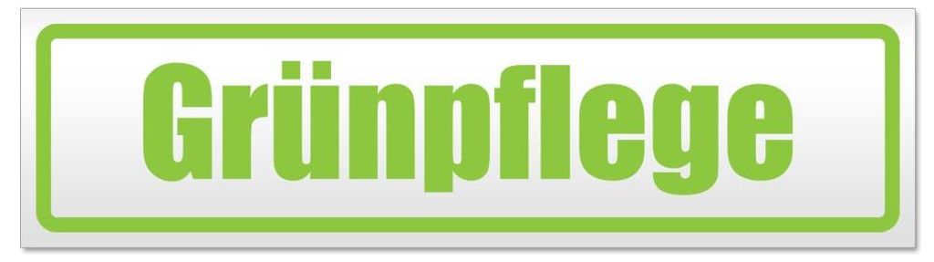 Kiwistar - Autoaufkleber - Lindgrün - 45 x 12 cm - Grünpflege - Hinweis Aufkleber Sticker für Auto, Kfz, Fahrrad, PKW, LKW