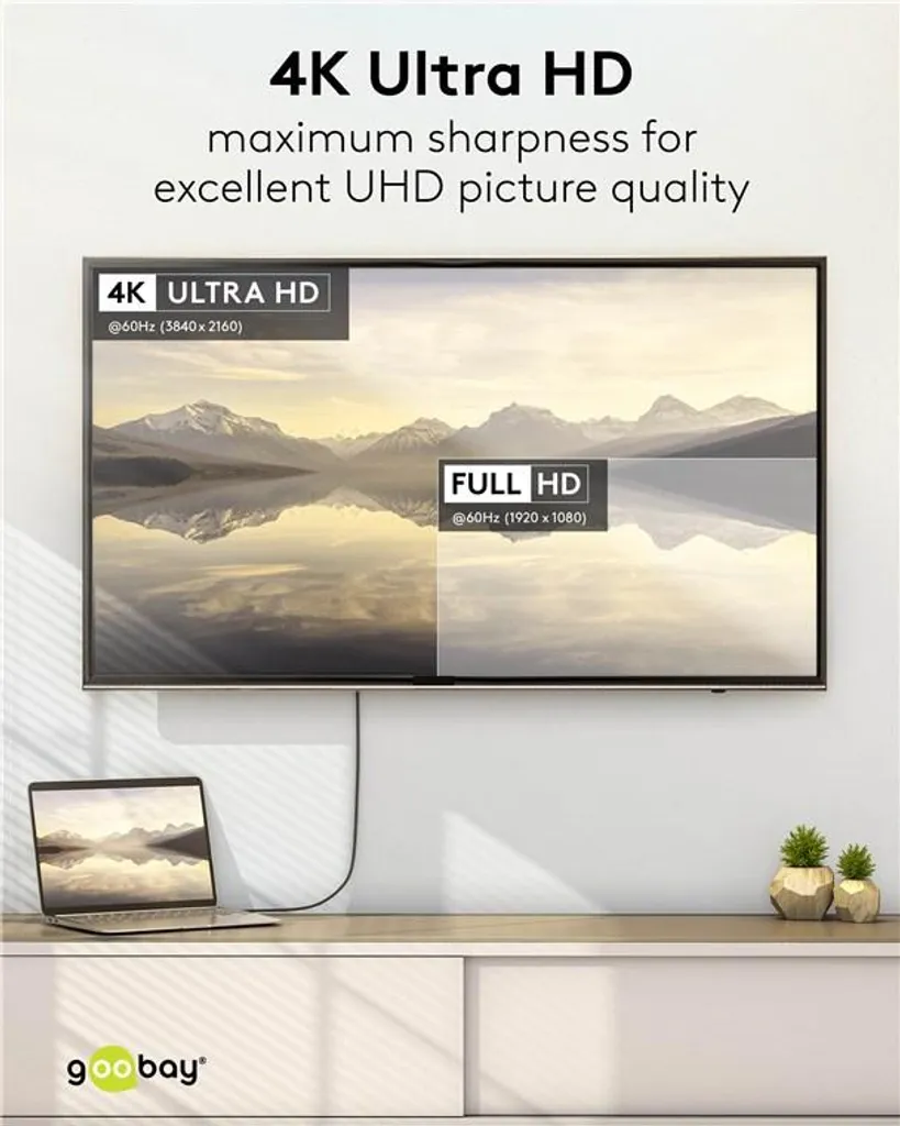 Cavo Goobay USB-C a HDMI 4K 60Hz: Risoluzione Ultra HD per Professionisti - 4