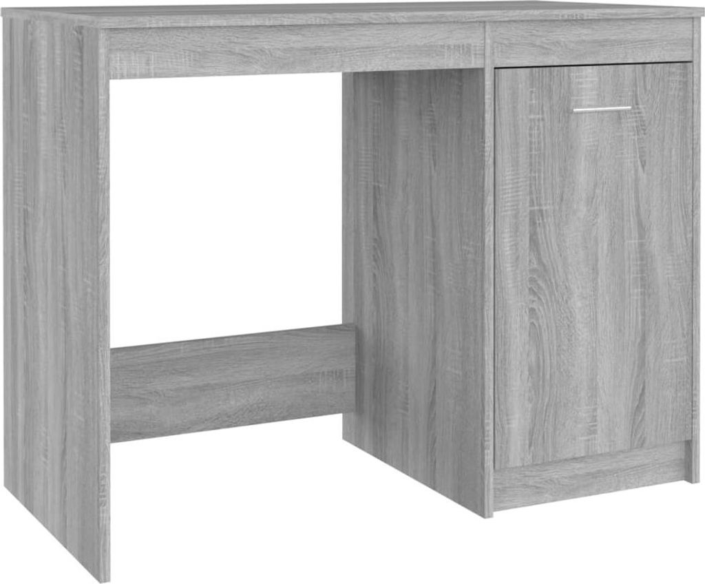 vidaXL Písací stôl Grey Sonoma 100x50x76 cm odvodený Obrázok produktu 