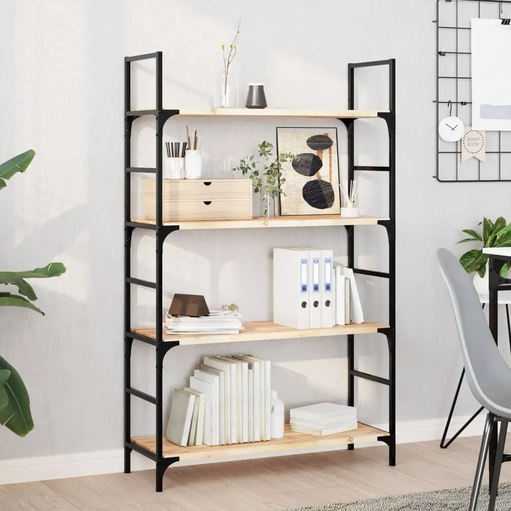 Set 2 Mensole Sospese in Acacia Massello 80cm - Arredo Design 3090401