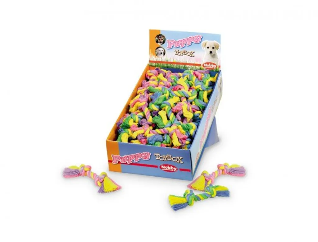 Scatola 60 Corde Nobby per Cani - Gioco Educativo e Divertente