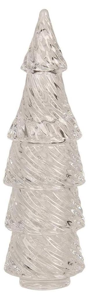 Clayre & Eef Skleněné vánoční stromky Ø 7x24 cm Obrázek produktu 