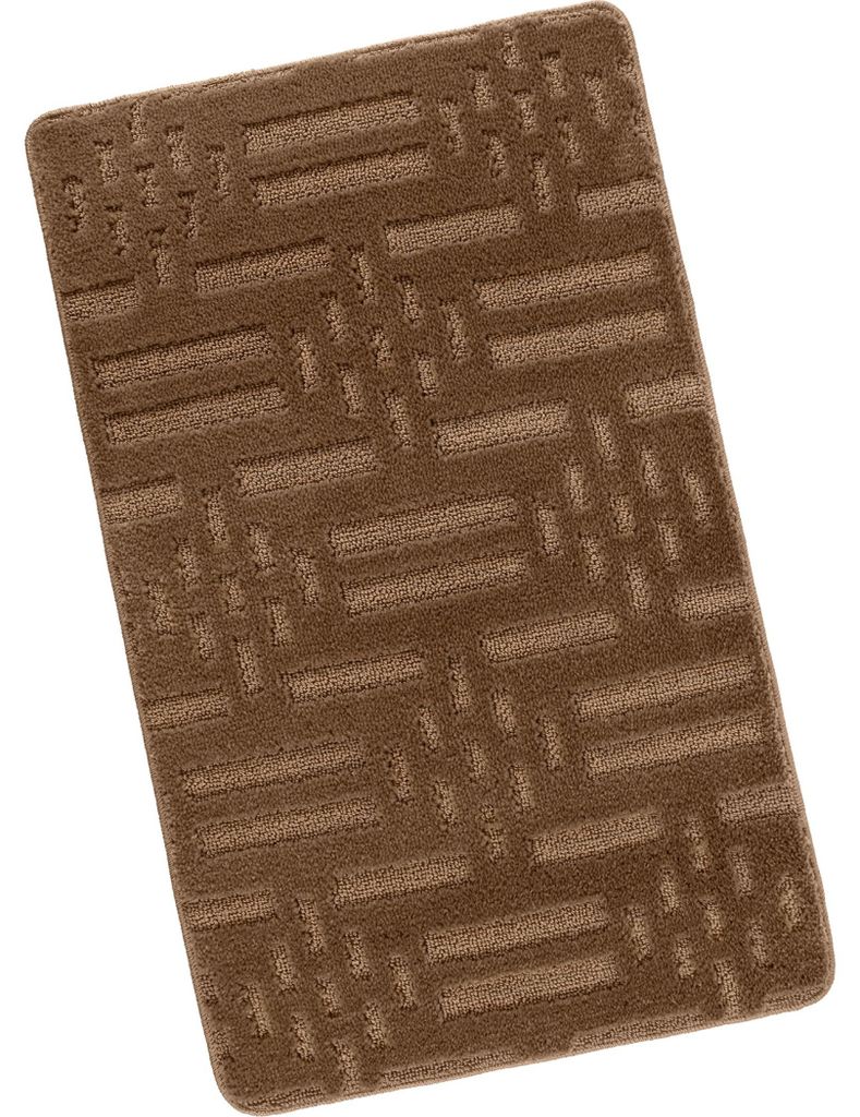 Koupelnová předložka 60x100cm Čárky hnědé Obrázek produktu 