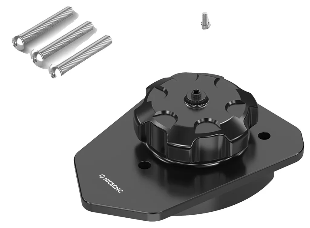 Bouchon d'essence en aluminium universel avec installation simplifiée