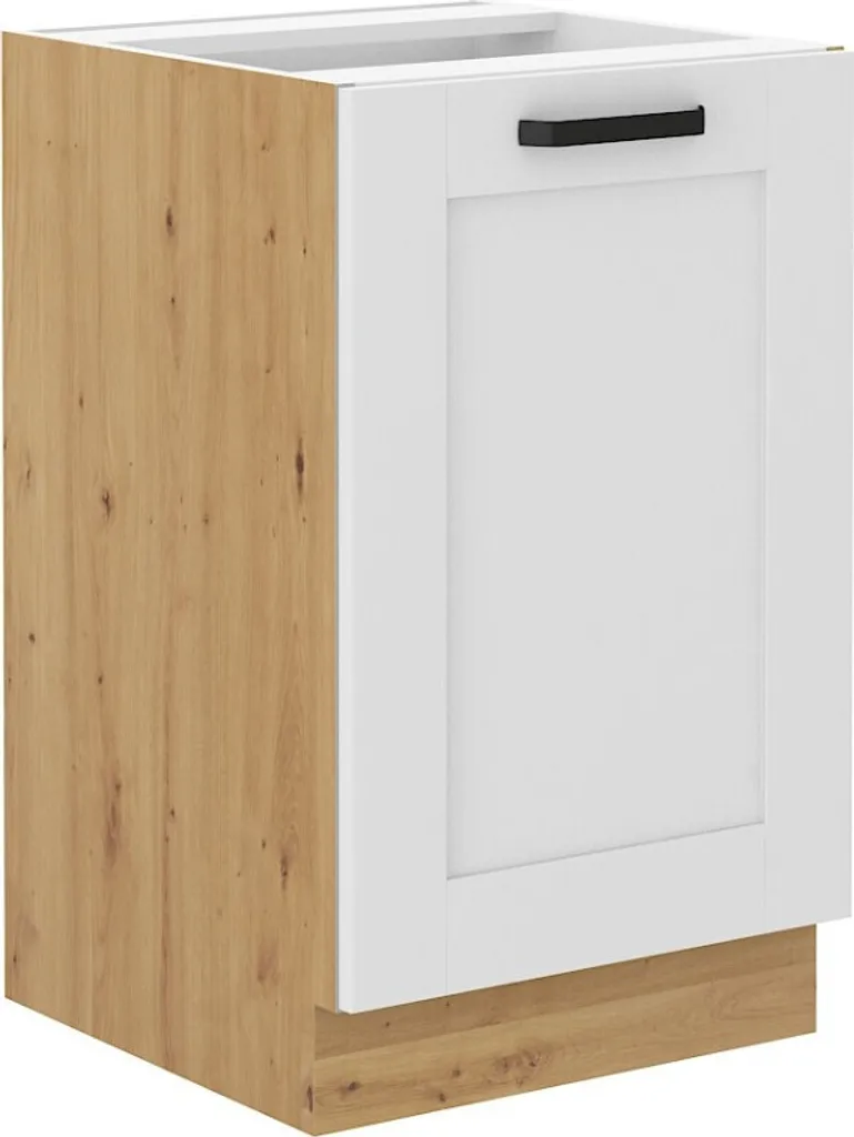Base Sottolavello LAILI 50 cm | Bianco e Rovere Artisan | Qualità Top