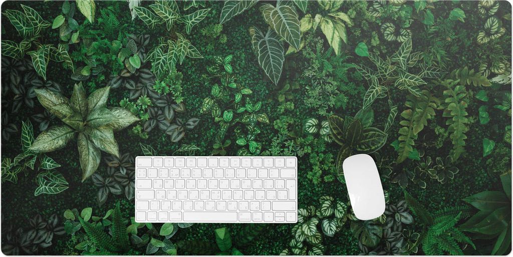 Blattwand – Schreibtischunterlage – Rutschfeste Tischunterlage – Schreibtischmatte für Büro & Zuhause – Schreibunterlage – Mauspad – ...