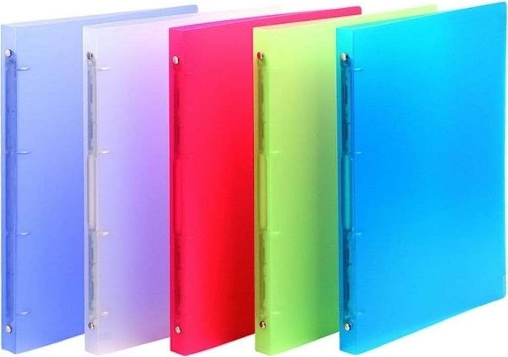 Exacompta - Ringbuch Chromaline ft A4 maxi, 2 Ringe von 3 cm, farblich sortiert