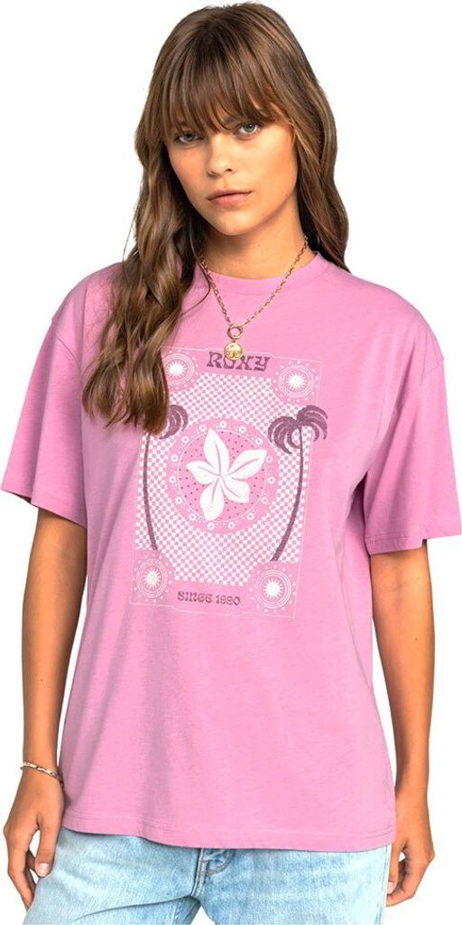Roxy Dreamer D Kurzarm-t-shirt Rosa M Frau Rosa M