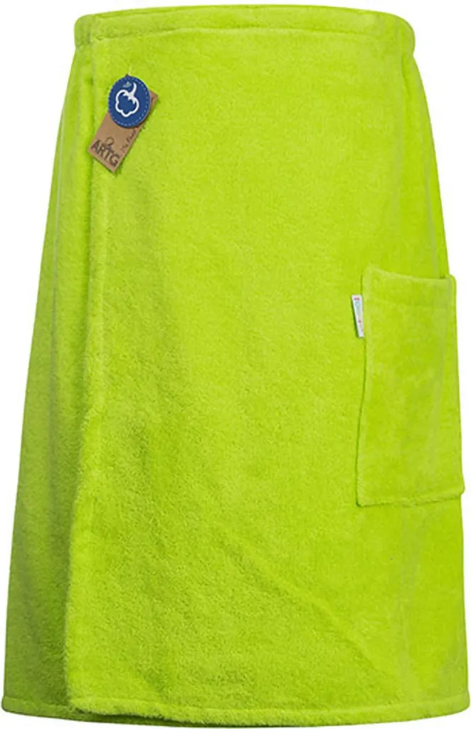 Kilt Sauna Uomo A&R 042.50: Pratico, Leggero e Veloce. Verde Lime