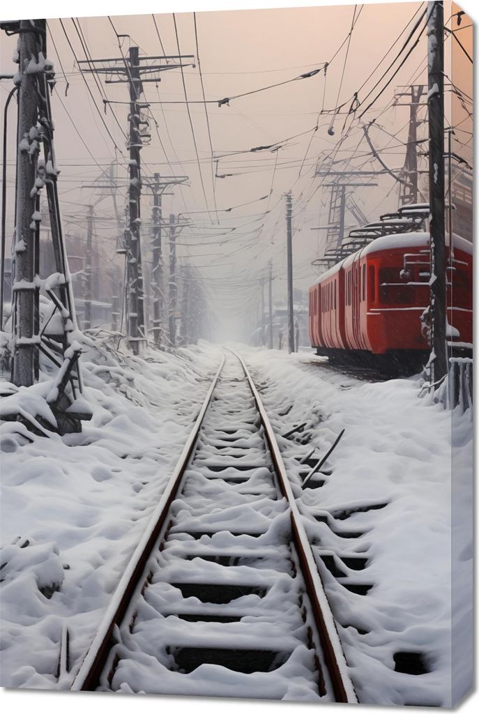 Bild 60x90cm Reise auf Schienen
