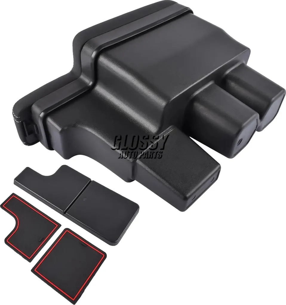 Console Centrale Bracciolo Auto 38x34x18 cm | Struttura Rinforzata ABS