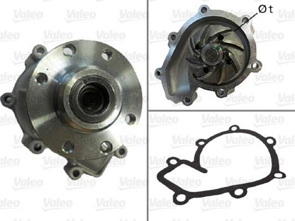 VALEO Kühlmittelpumpe Wasserpumpe passend für MERCEDES-BENZ 190 (W201) 506060