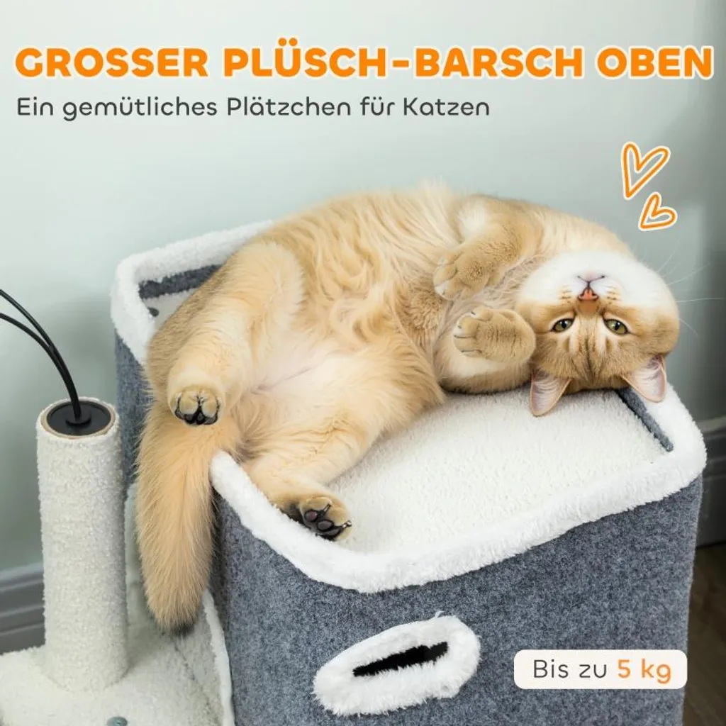 Arbre à chat robuste pour protéger vos meubles contre les griffes