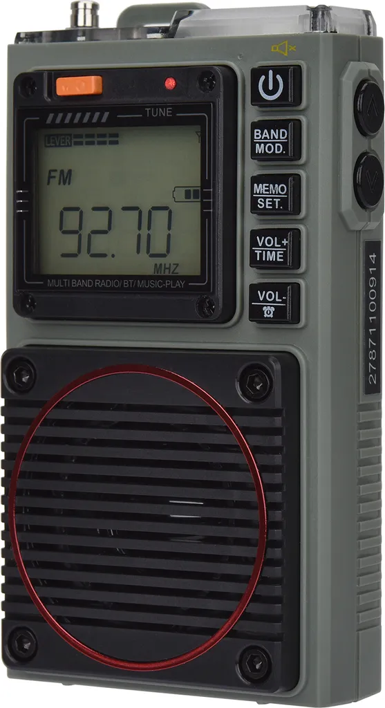 Radio HRD-787 Pleine Bande Haute Performance - Bluetooth et Carte TF